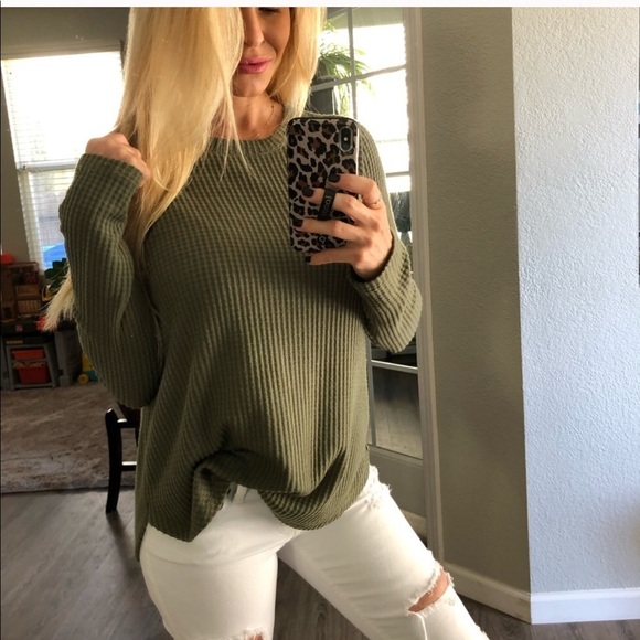 Workshop Republic Clothing Tops - NEW 💚Soft Everyday Waffle💚